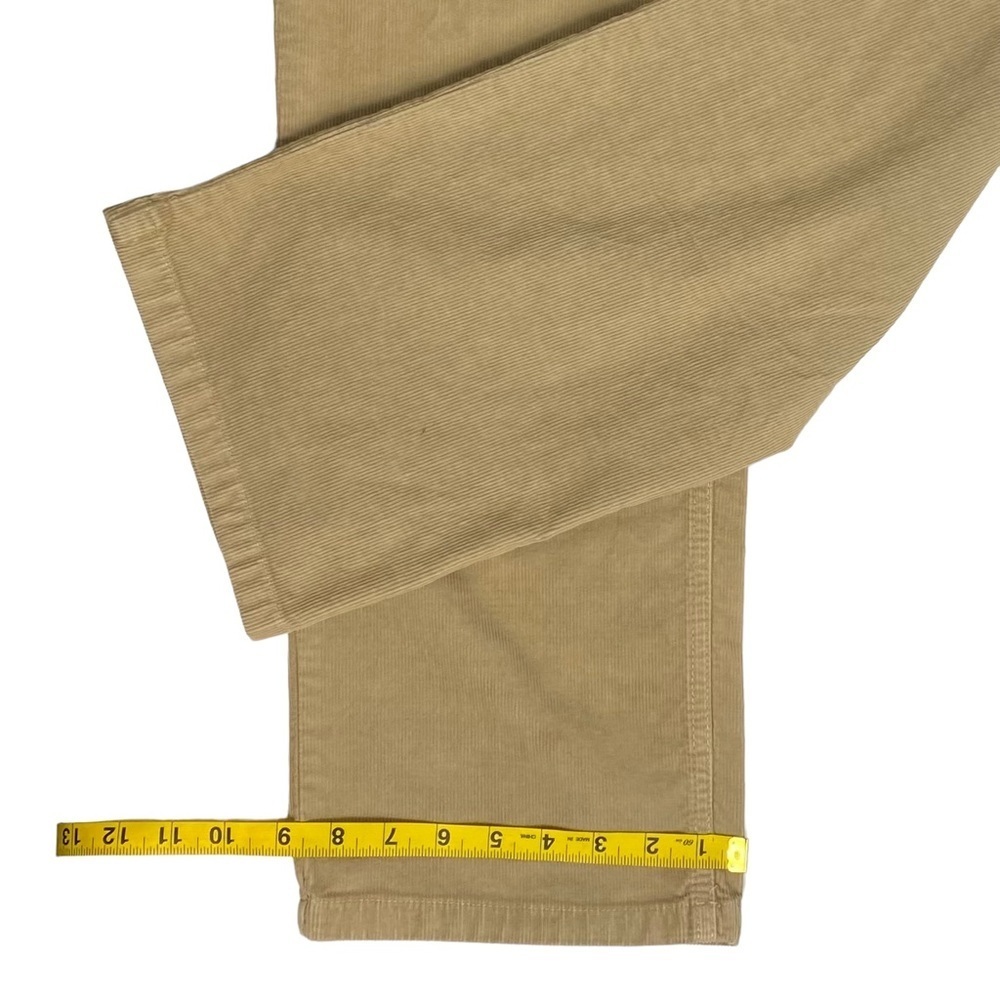 𝅺bullock & Jones Men’s Khaki Tan Corduroy Straight-Leg Pants, EUC, Size 40x34 - Picture 12 of 14